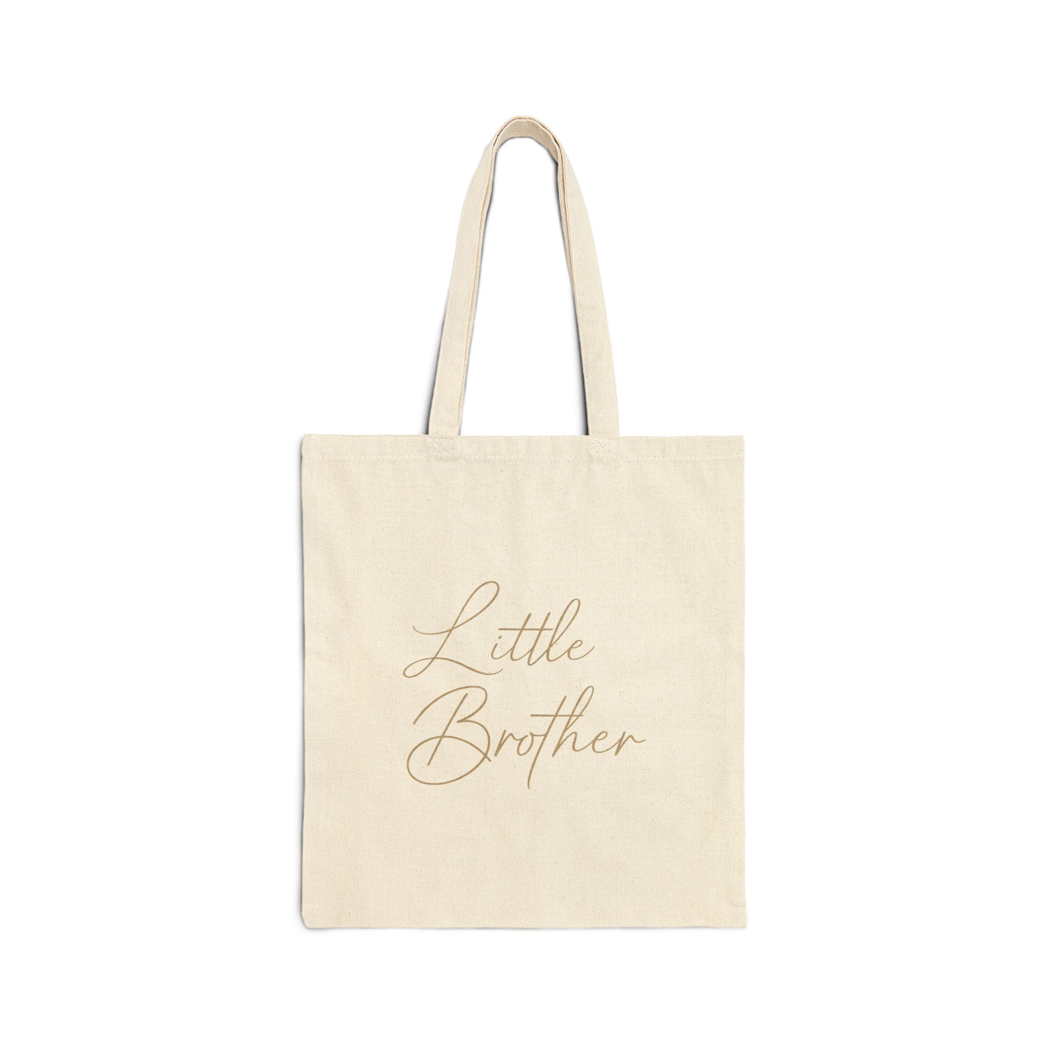 Little Brother Cotton Canvas Tote Bag