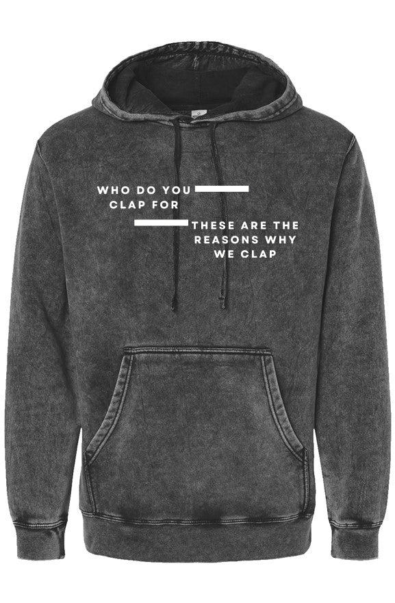 Unisex Midweight Mineral Wash Hooded Sweatshirt