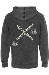 Unisex Midweight Mineral Wash Hooded Sweatshirt