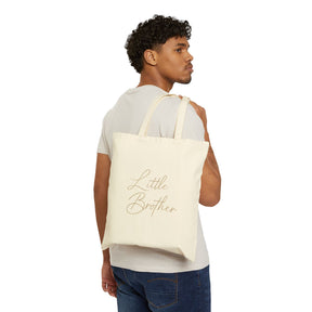 Little Brother Cotton Canvas Tote Bag