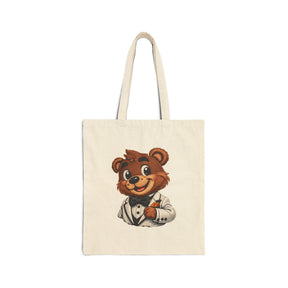 Little Brother Cotton Canvas Tote Bag