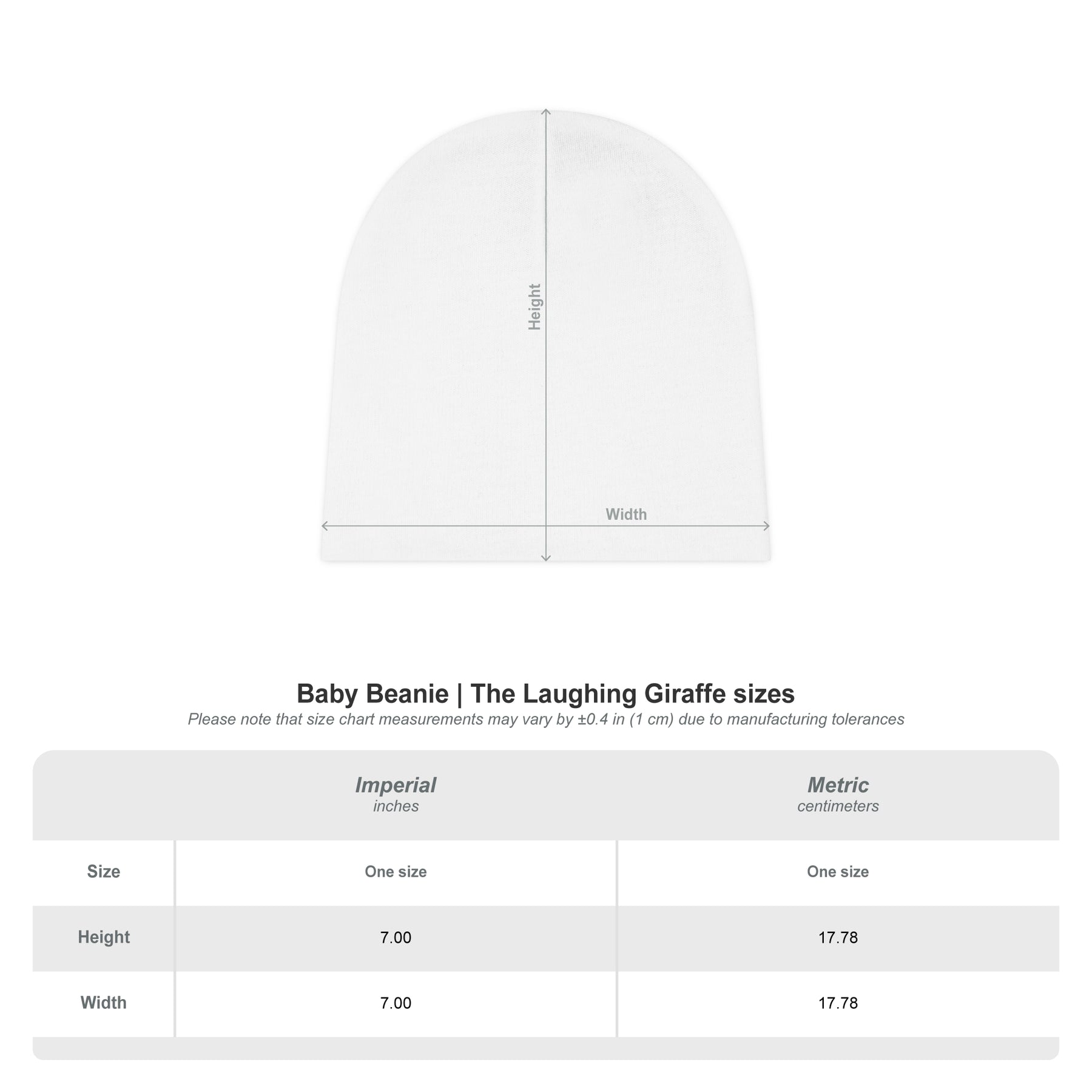 Little Brother Baby Beanie (AOP)