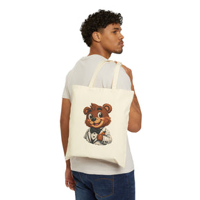 Little Brother Cotton Canvas Tote Bag